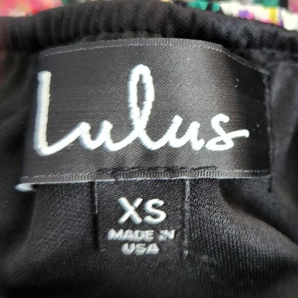 Lulus Flow With Me Black Floral Print Wide Leg Jumpsuit XS - Picture 5 of 6